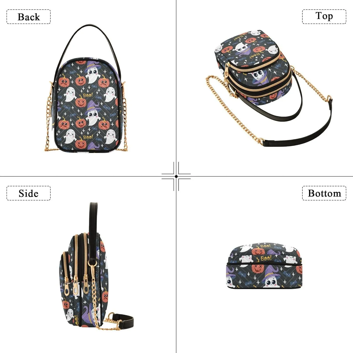 Festive Cell Phone Purse Crossbody Handbag Durable Shoulder Bag