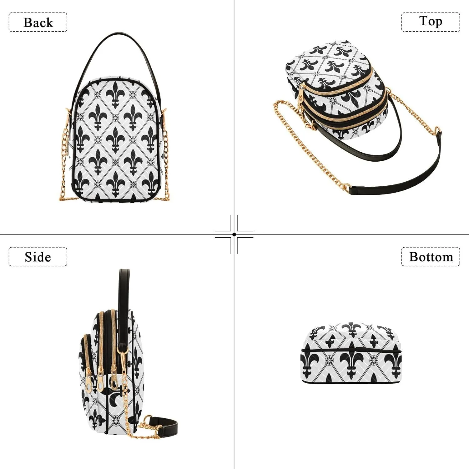 Festive Cell Phone Purse Crossbody Handbag Durable Shoulder Bag
