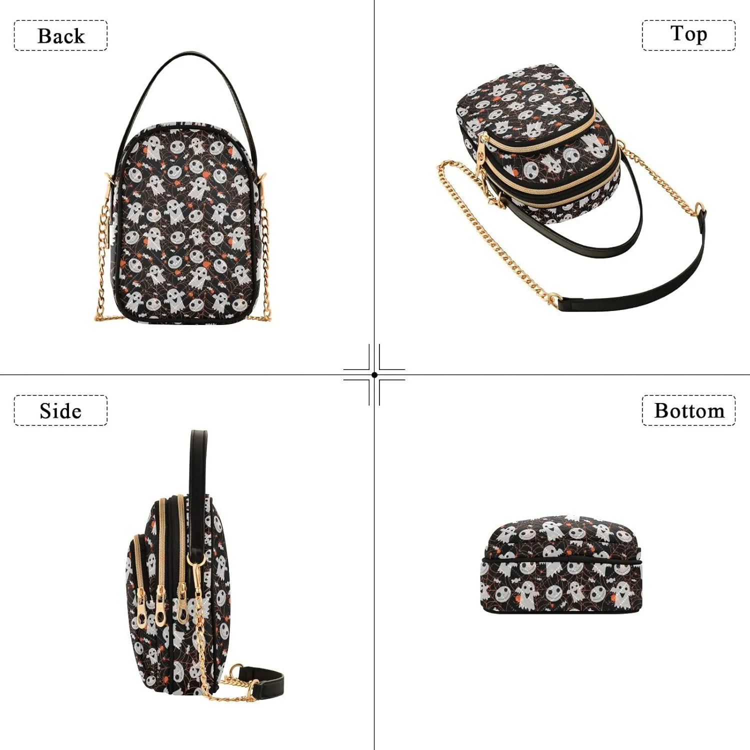 Festive Cell Phone Purse Crossbody Handbag Durable Shoulder Bag
