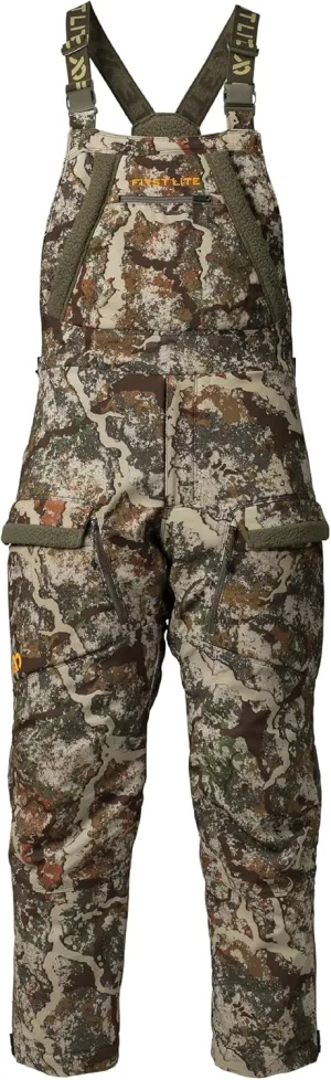 First Lite Men's Thermic Insulated Bib Pant - Warm Windproof Camo Hunting Bibs