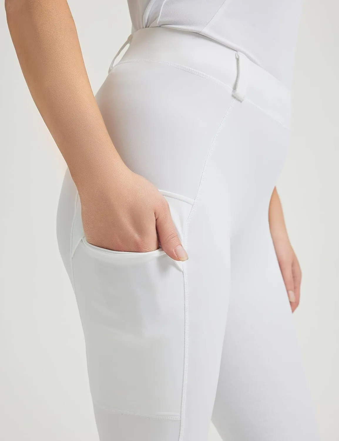 FitsT4 Sports Women's Bootcut Horse Riding Pants Full Seat Equestrian Breeches Summer Riding Tights