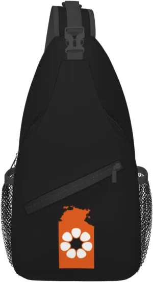 Flag Map of Northern Territory Crossbody Bags For Women Men Chest Backpack Gym Shoulder Bag Travel Outdoor Sports Casual Crossbody Bags