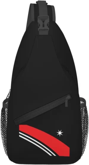 Flag Of Corryville, Cincinnati, Ohio Crossbody Bags For Women Men Chest Backpack Gym Shoulder Bag Travel Outdoor Sports Casual Crossbody Bags
