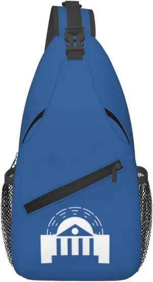 Flag Of Mount Lookout, Cincinnati, Ohio Crossbody Bags For Women Men Chest Backpack Gym Shoulder Bag Travel Outdoor Sports Casual Crossbody Bags