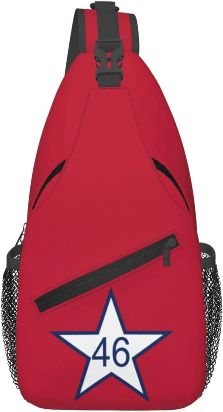 Flag Of Oklahoma (1911-1925) Crossbody Bags For Women Men Chest Backpack Gym Shoulder Bag Travel Outdoor Sports Casual Crossbody Bags