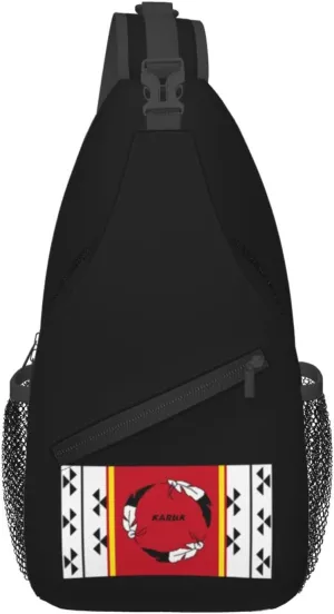 Flag Of The Karuk Tribe Of California Crossbody Bags For Women Men Chest Backpack Gym Shoulder Bag Travel Outdoor Sports Casual Crossbody Bags