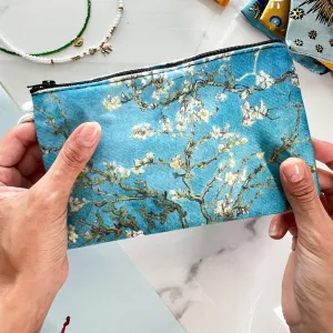 Floral Coin Purse, Handmade Zipper Pouch, Cute Gift for Women