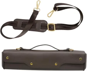 Flute Carrying Case Durable Flute Bag with Shoulder Strap for Practical Storage for Musicians Coffee Color Design
