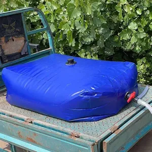 Foldable Portable Soft Water Bag Portable Emergency Water Storage Tank, 8000L Soft Drought-Resistant Water Bag Water Tank Camping Equipment Road Trip Water Bags for Garden Agriculture(4000L/2x2x1m)