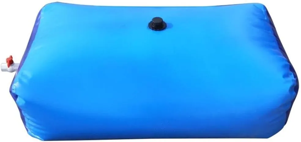 Foldable Rain Barrel Water Tank, Large Capacity Portable PVC Water Storage Bag with Faucet, Emergency Water Storage for Irrigation & Gardening (300L/79gal)(1000L(264gal))