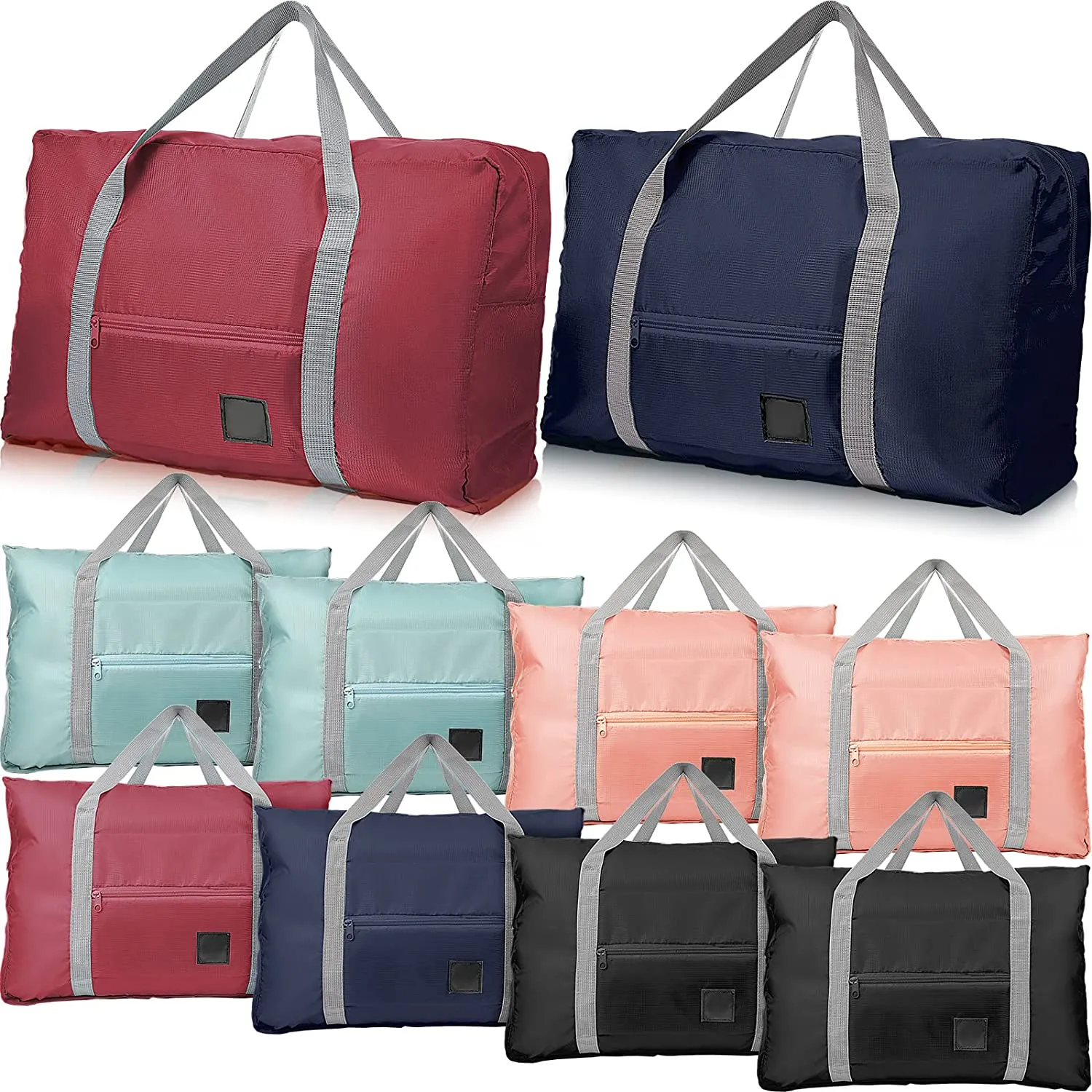 Folding Duffle Bags Wholesale Bulk Lot 10 Pieces