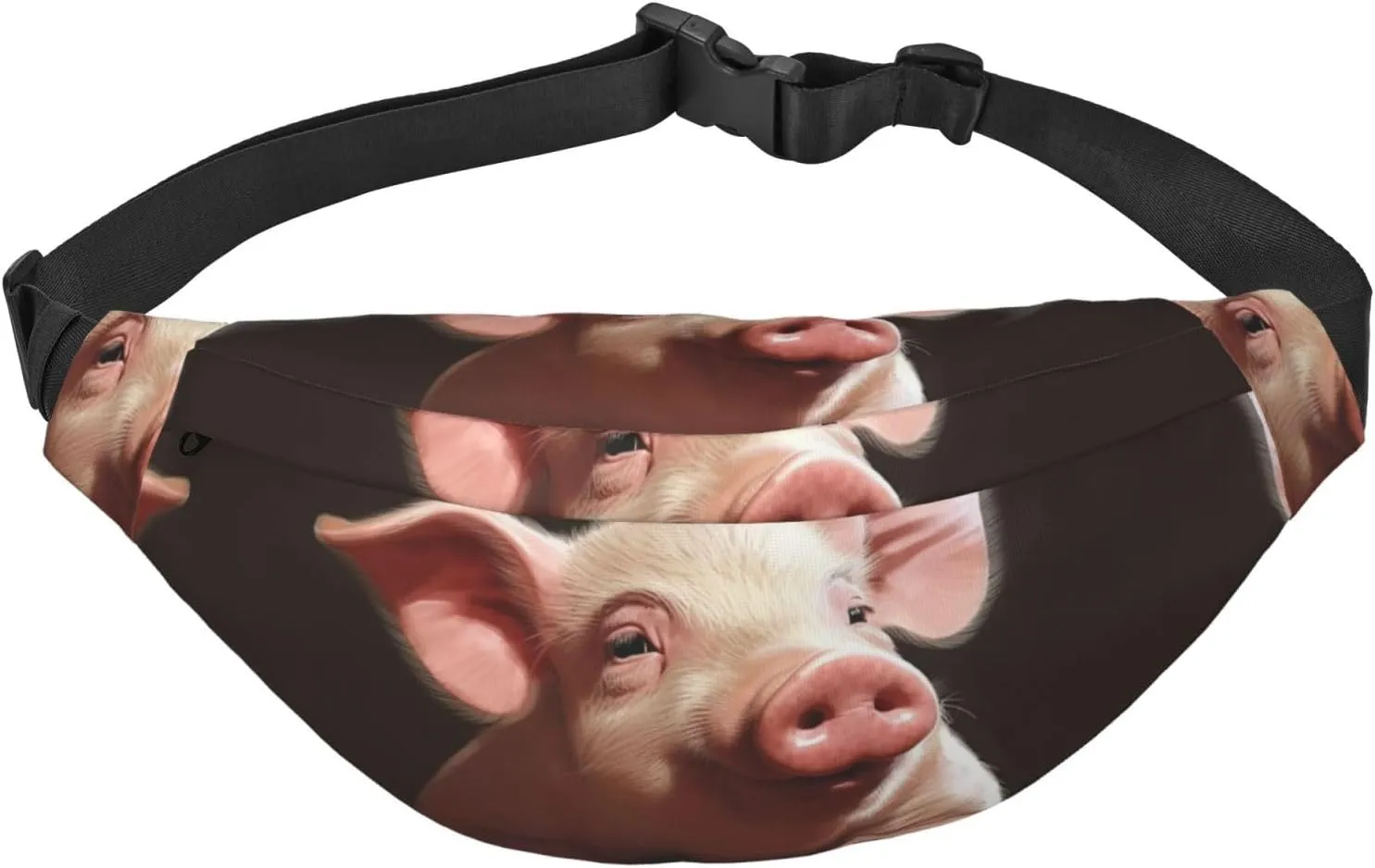Foolish Cute Animal Fanny Pack for Men Women Belt Bag Fashion Waist Bag Everywhere Crossbody Bag Wallet Hip Bum Bag with Adjustable Strap Waterproof Chest Bag for Travel Hiking Sports