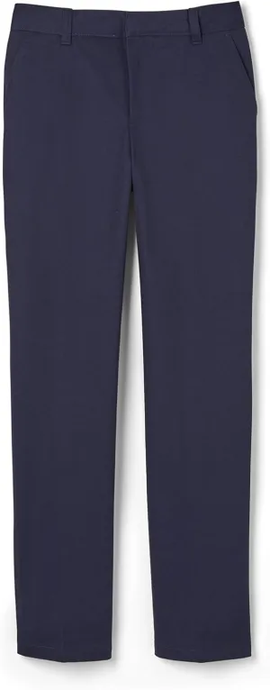 French Toast boys Relaxed Fit Twill Pant With Adjustable Waist in Standard Slim and Husky