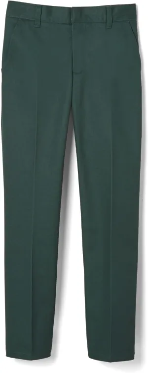 French Toast Boys' Relaxed Fit Twill Pant with Adjustable Waist (Standard, Slim & Husky)