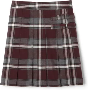 French Toast Girls' Adjustable Waist Pleated-Front Two-tab Scooter