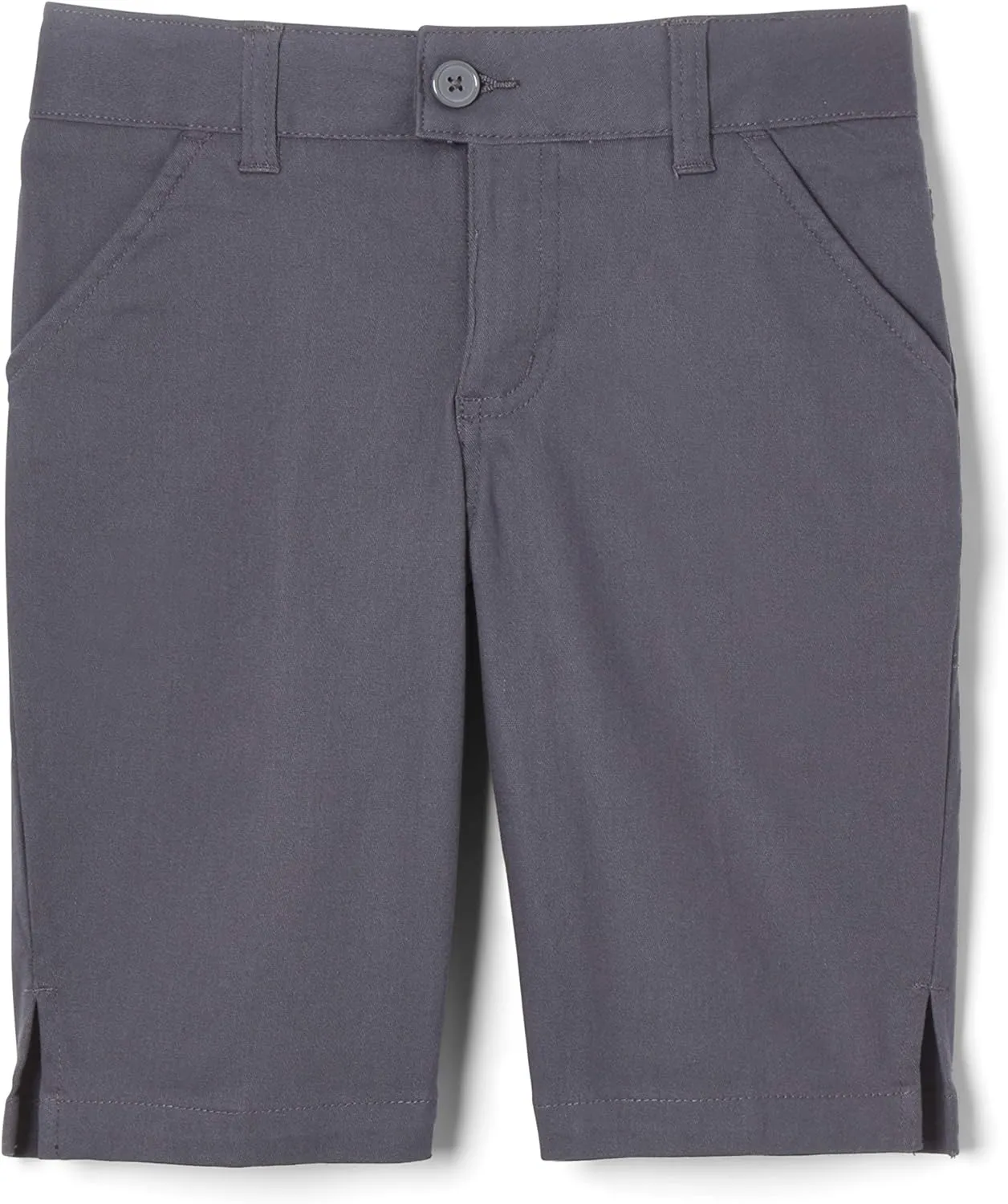 French Toast Girls' Adjustable Waist Stretch Twill Bermuda Short