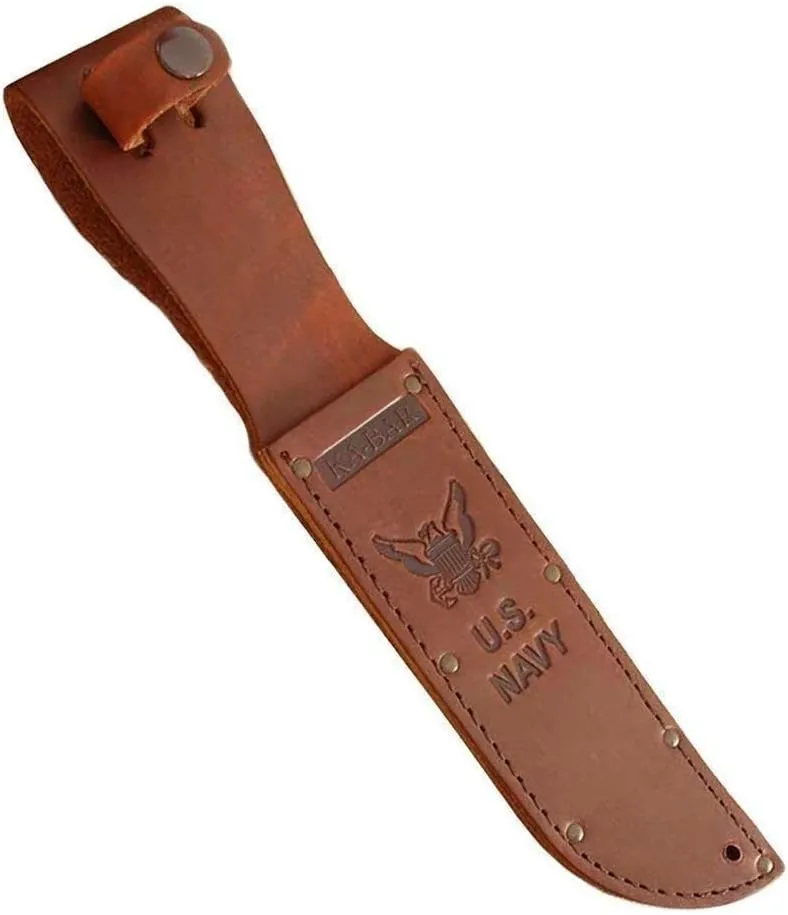 Full-size Brown Leather USN Sheath