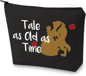 G2TUP Beaty Story Inspired Cosmetic Bag Fairy Tales Gift Tale as Old as Time Fans Gift Fairy Tale Merch (Tale makeup bag)