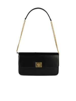 Golden Goose 'Gioia' Black Lear Crossbody Bag