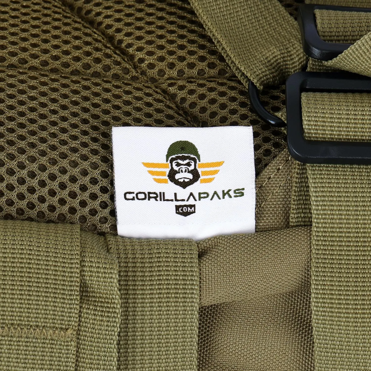 Gorilla Paks™ Small 30L Military Tactical MOLLE Hydration Backpack Rucksack in Tan - 2.5L Water Bladder Included - Daypack (Tan)