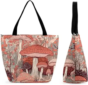 Grocery Bag Reusable Tote Bag Foldable Blue Wave Art Shopping Bag Handbag Washable Shoulder Bag for Travel
