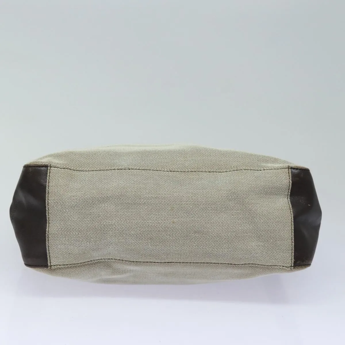 GUCCI Canvas Leather Shoulder Bag Beige 77112 fm3653