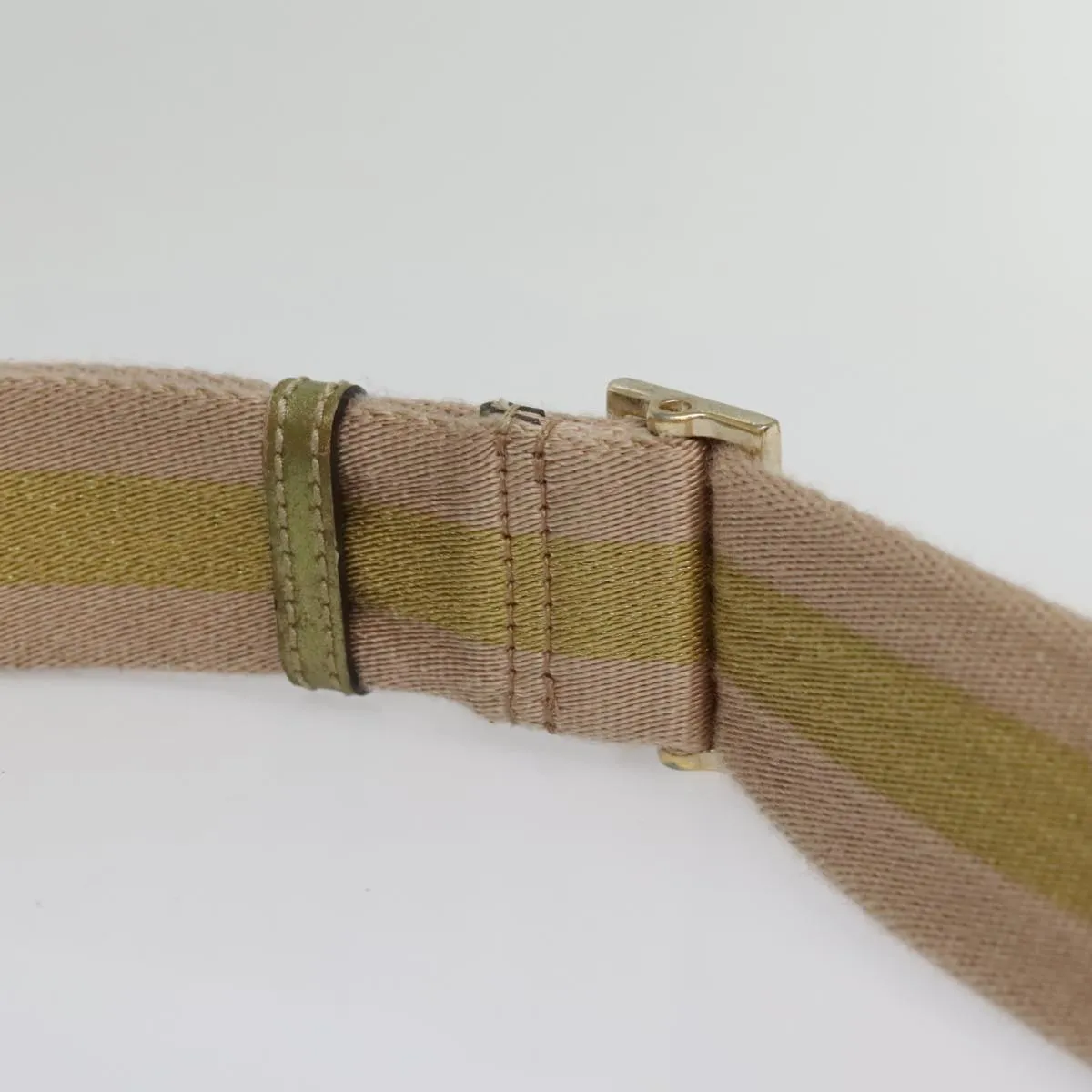 GUCCI GG Canvas Sherry Line Shoulder Bag Beige Gold pink 181092 88243