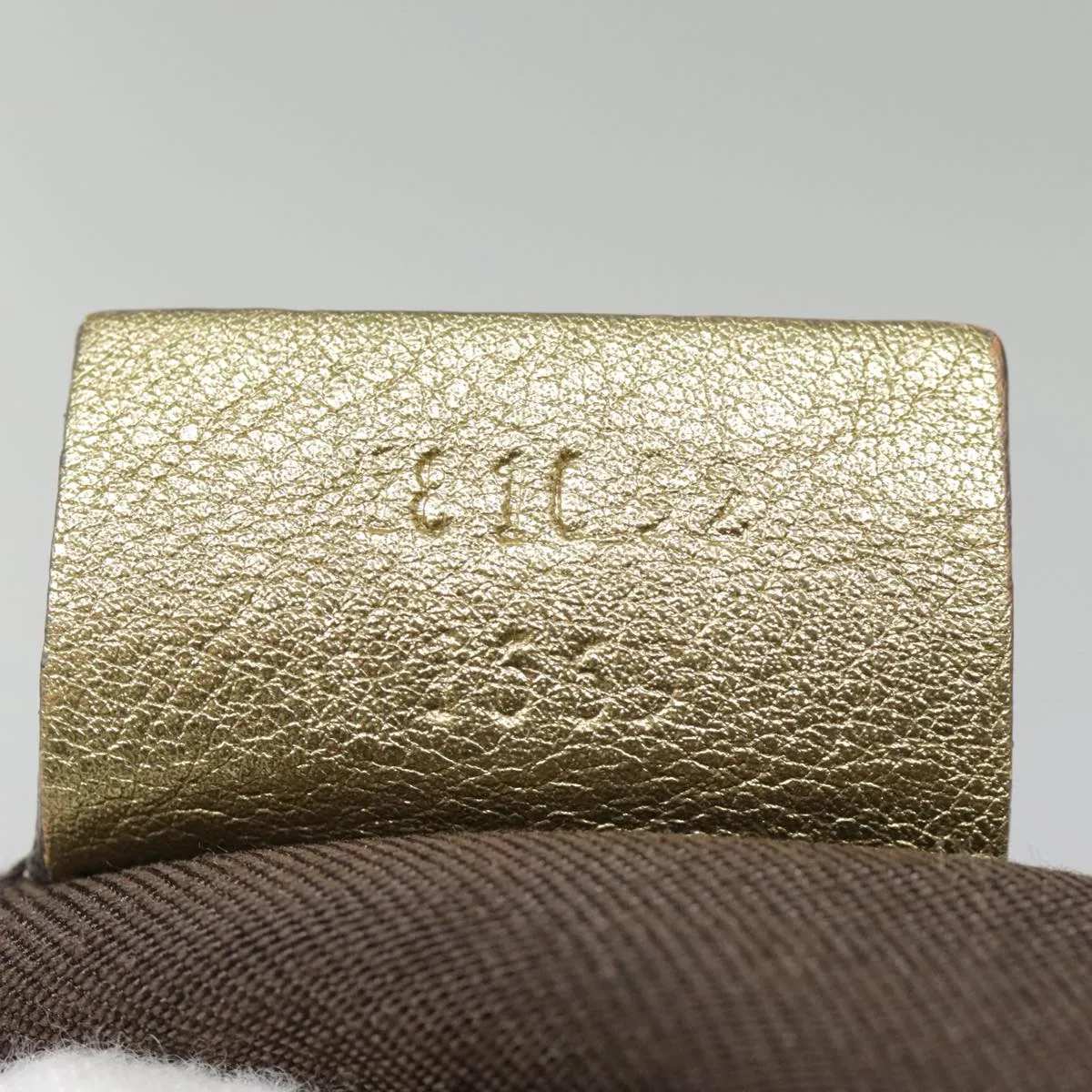 GUCCI GG Canvas Sherry Line Shoulder Bag Beige Gold pink 181092 88243