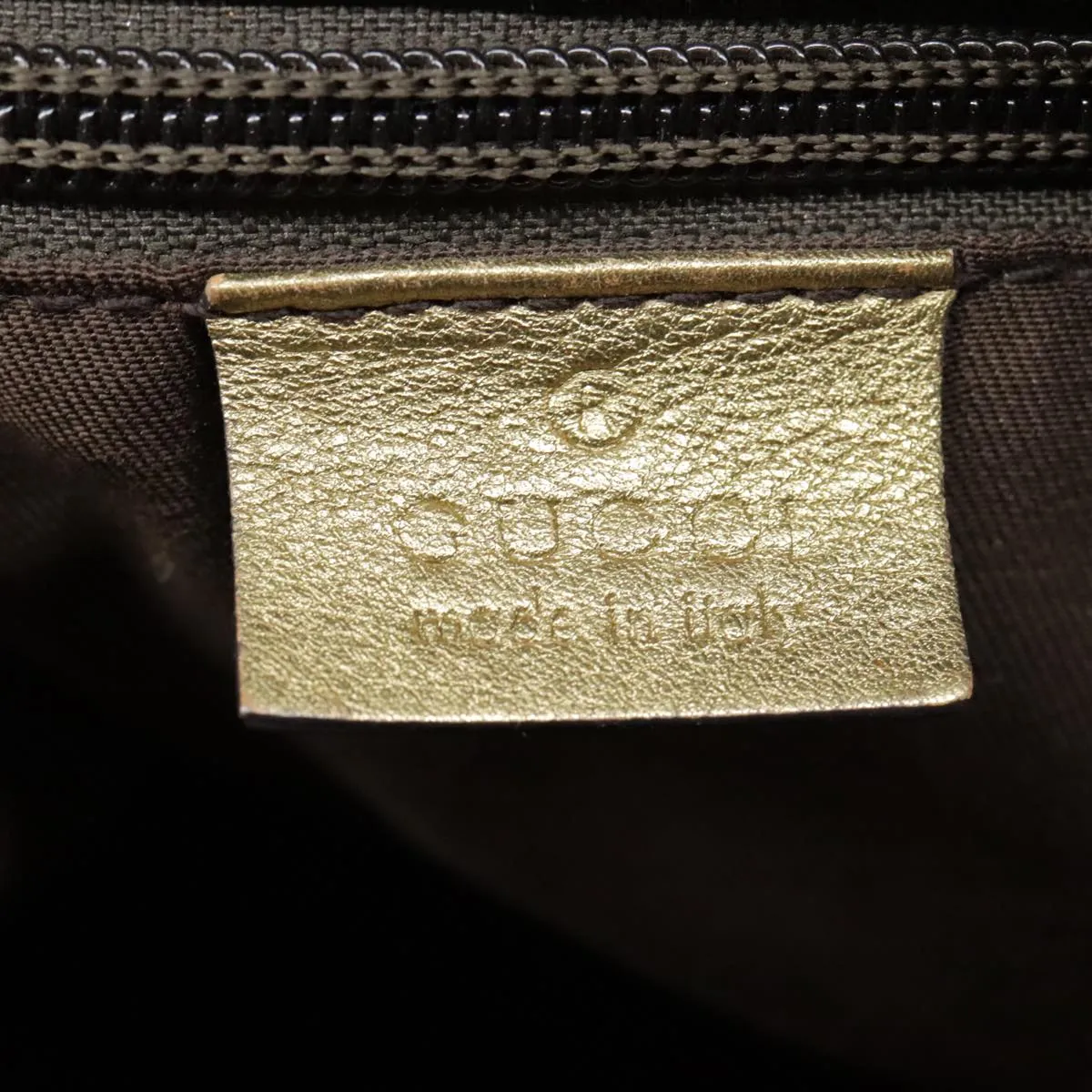 GUCCI GG Canvas Sherry Line Shoulder Bag Beige Gold pink 181092 88243