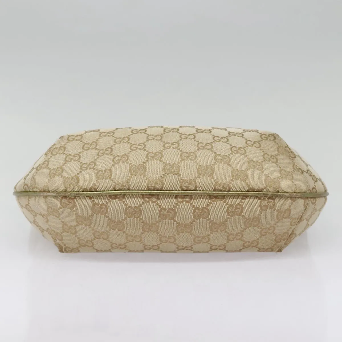 GUCCI GG Canvas Sherry Line Shoulder Bag Beige Gold pink 181092 88243