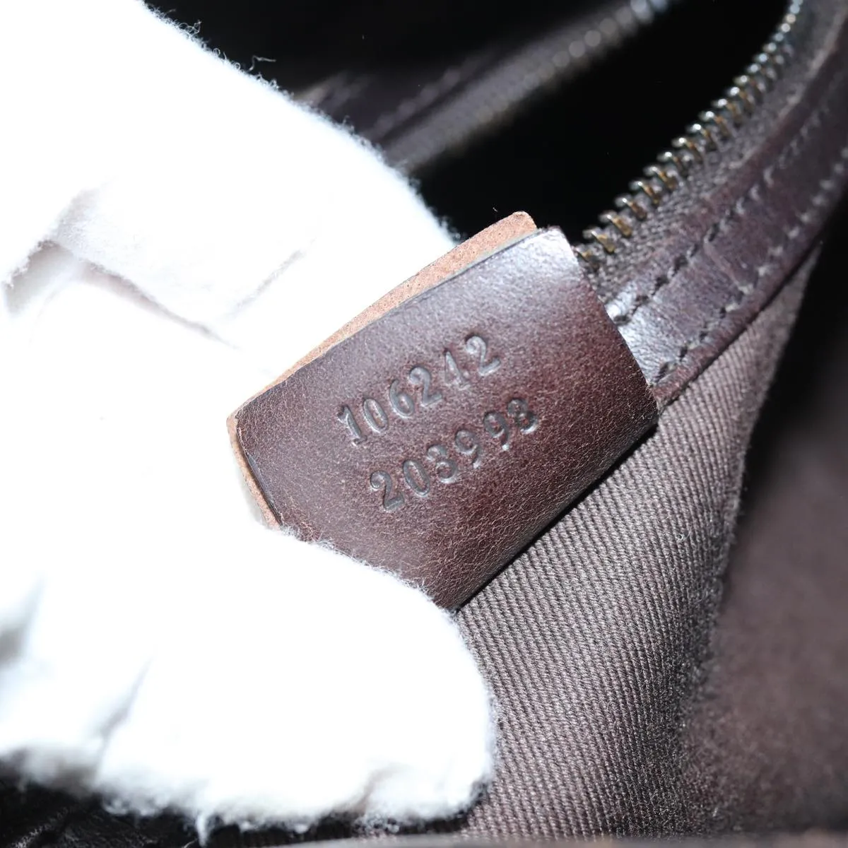 GUCCI GG Canvas Shoulder Bag Beige 106242 73740