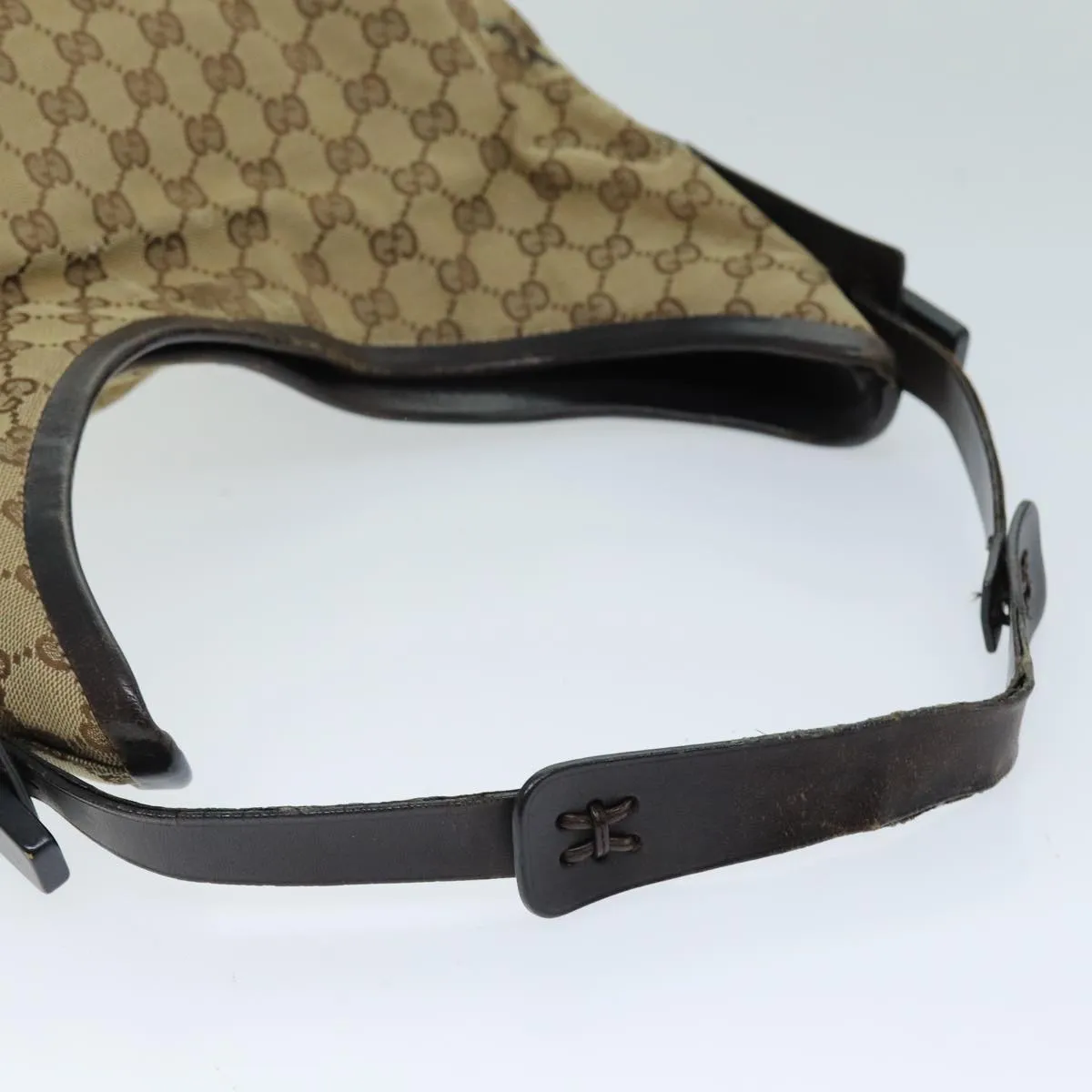 GUCCI GG Canvas Shoulder Bag Beige 106242 73740