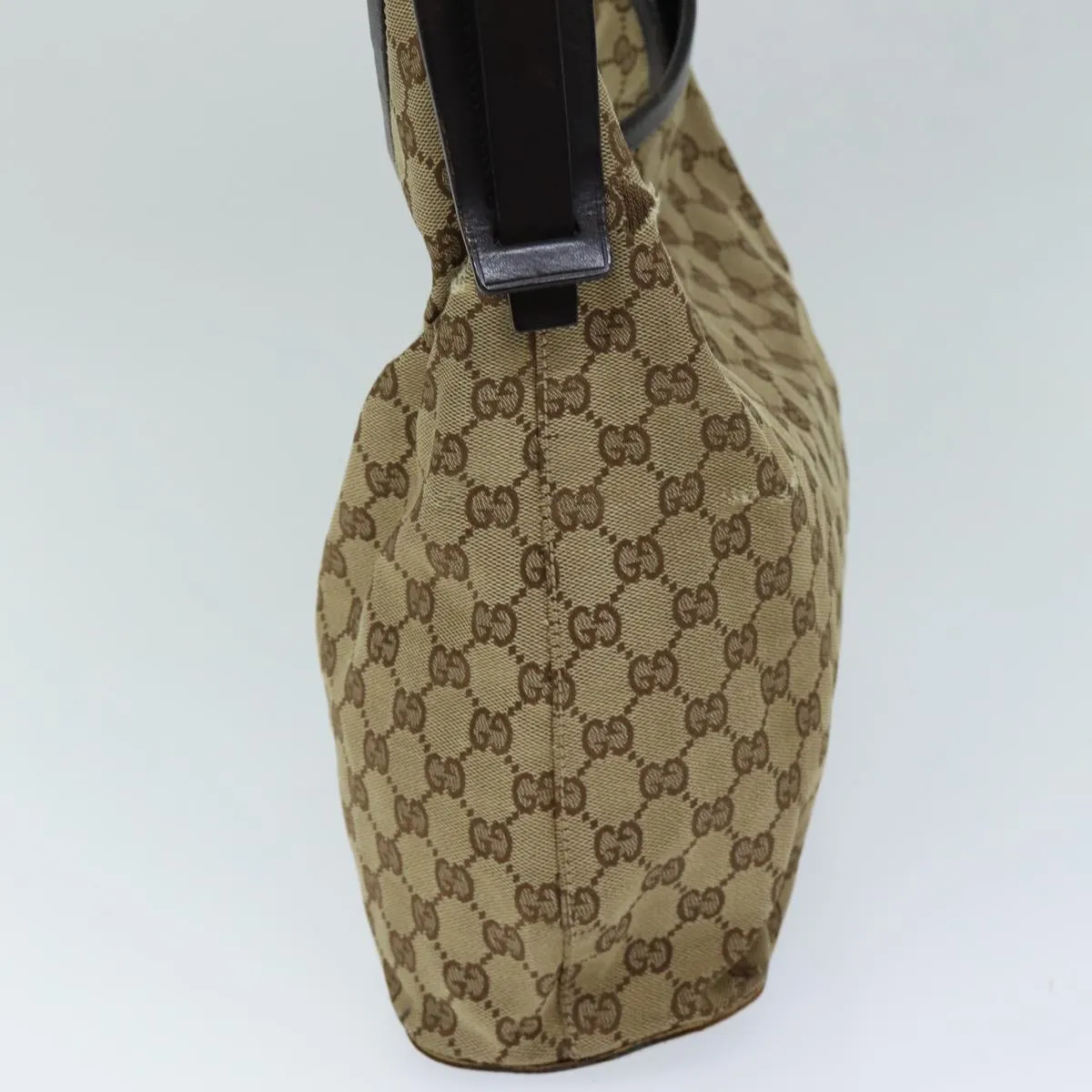 GUCCI GG Canvas Shoulder Bag Beige 106242 73740