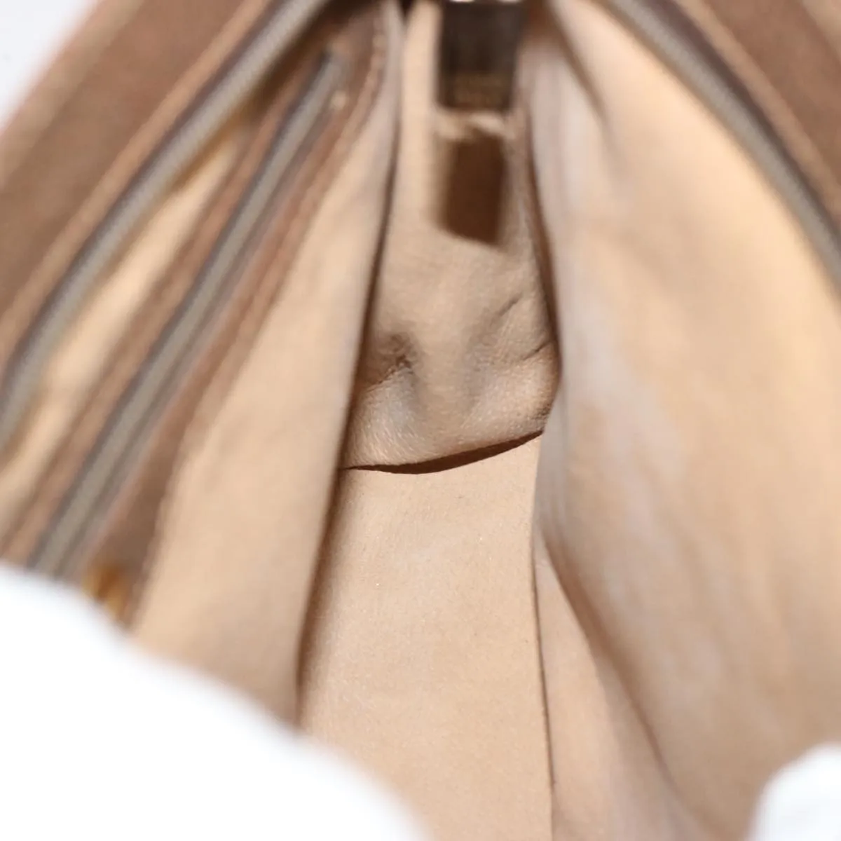 GUCCI GG Canvas Shoulder Bag PVC Beige 72759