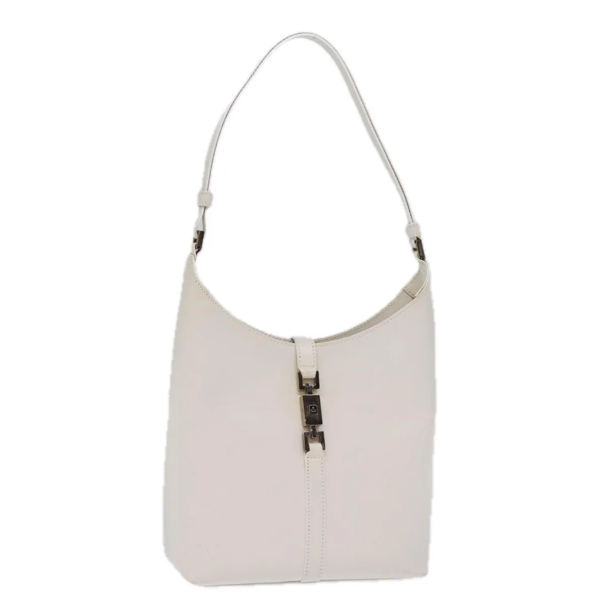 GUCCI Jackie Shoulder Bag Leather White 001 3875 ep4109