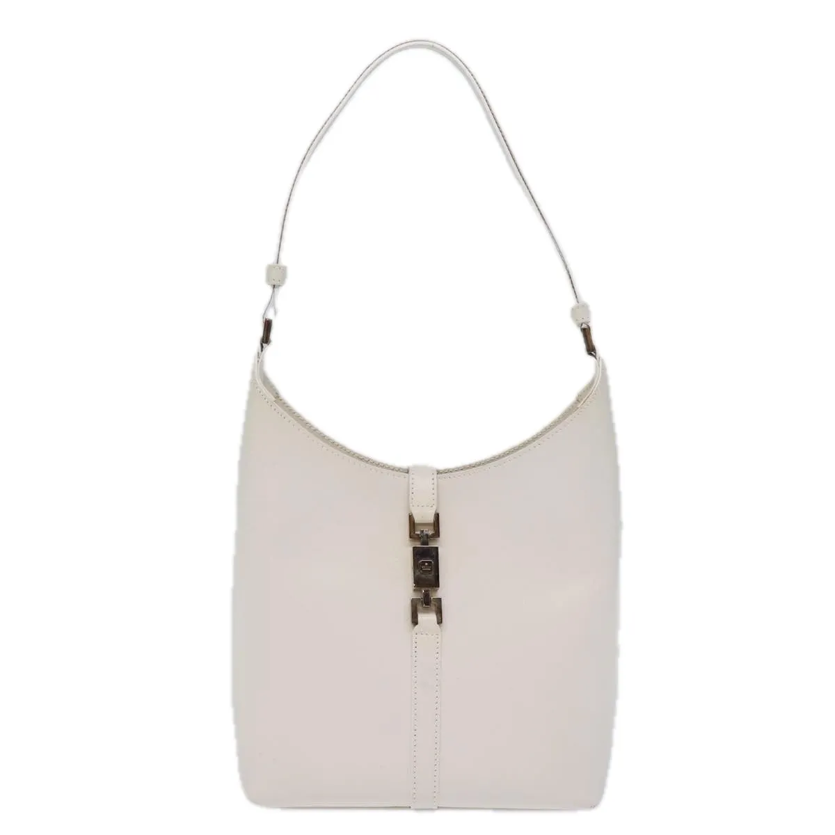 GUCCI Jackie Shoulder Bag Leather White 001 3875 ep4109