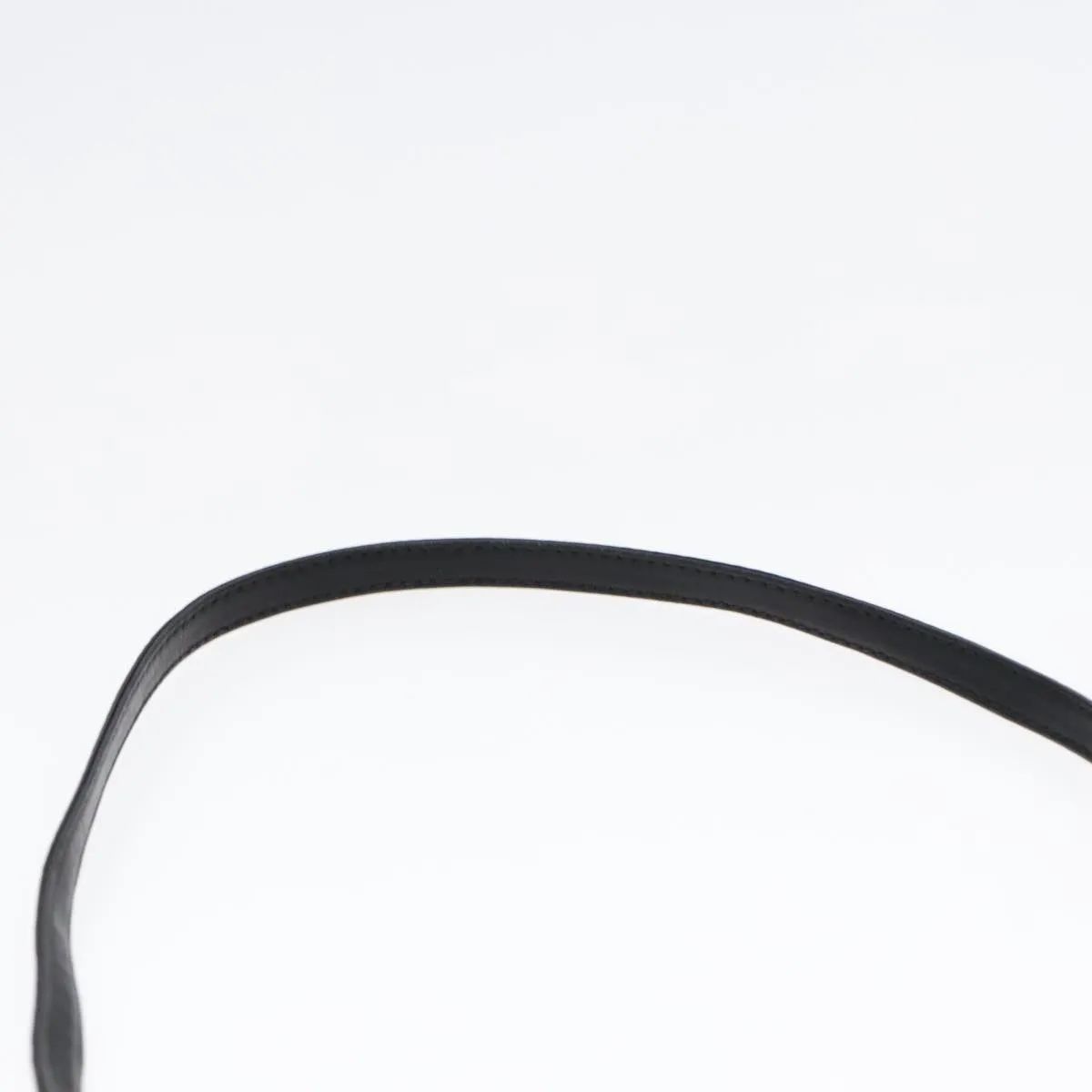 GUCCI Shoulder Bag Leather Black Gold ep5817
