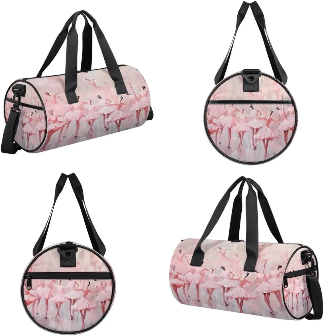 Gym Bags for Men Women Ballet Sports Duffel Bags Carry On Travel Duffle Bag with Detachable Adjustable Shoulder Strap Overnight Weekender Bag