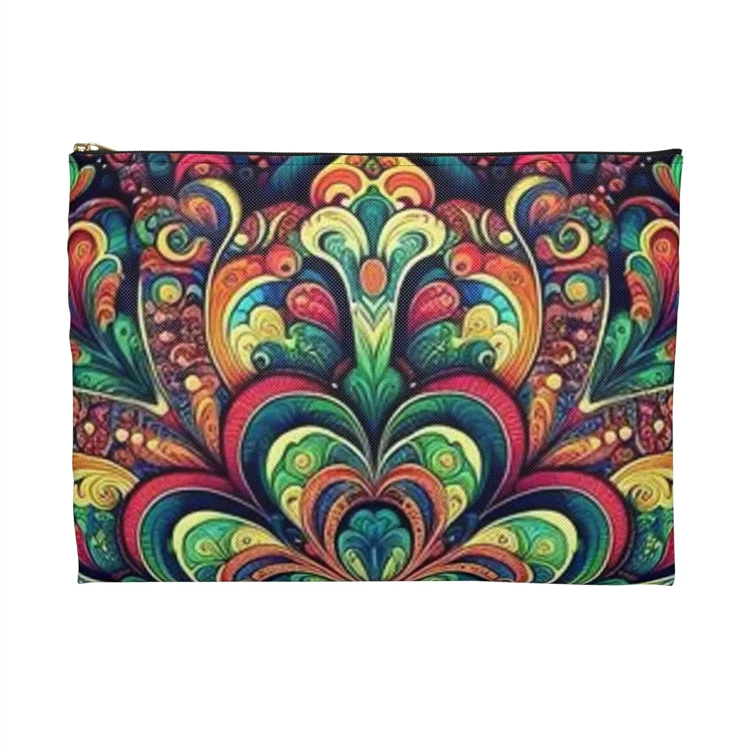 Gypsy Kaleidoscope Cosmetic Bag Makeup Pouch Travel Organizer Toiletry Case Accessories