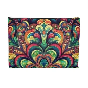 Gypsy Kaleidoscope Cosmetic Bag Makeup Pouch Travel Organizer Toiletry Case Accessories