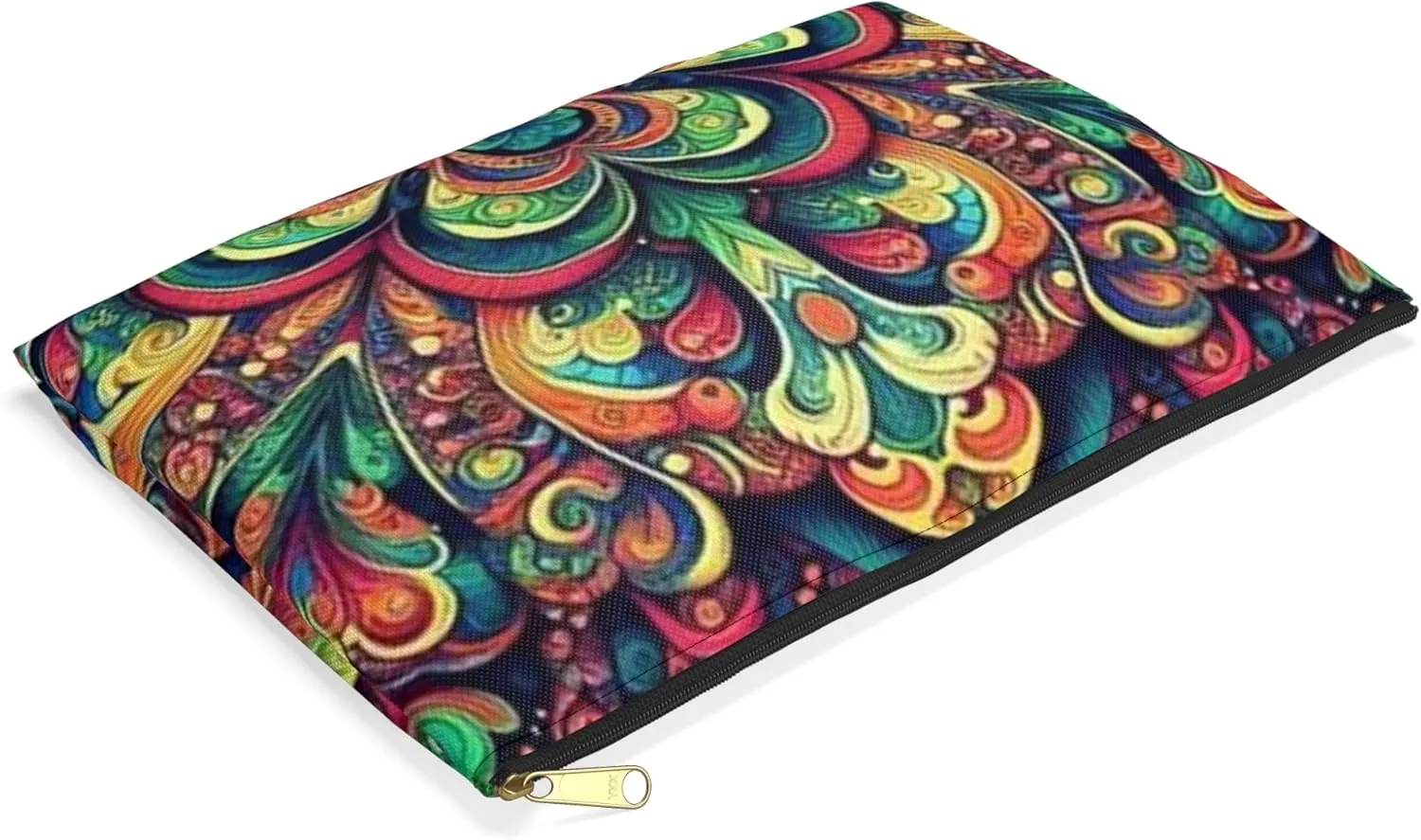 Gypsy Kaleidoscope Cosmetic Bag Makeup Pouch Travel Organizer Toiletry Case Accessories