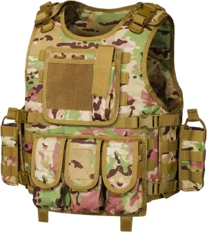 GZ XINXING Black Tactical Airsoft Paintball Vest