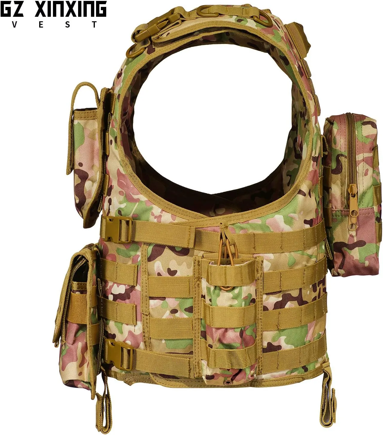 GZ XINXING Black Tactical Airsoft Paintball Vest