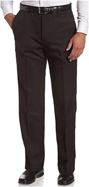 Haggar Men's Classic Fit Premium Non-Iron Pant Hidden Comfort Waist