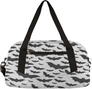 Halloween Kids Duffel Bag for Girls Boys Teens, Halloween Oil Painting Dance Bag Overnight Small Duffel Bag Carry On Weekend Sports Gym Travel Bag for School Practice Gymnastics Ballet