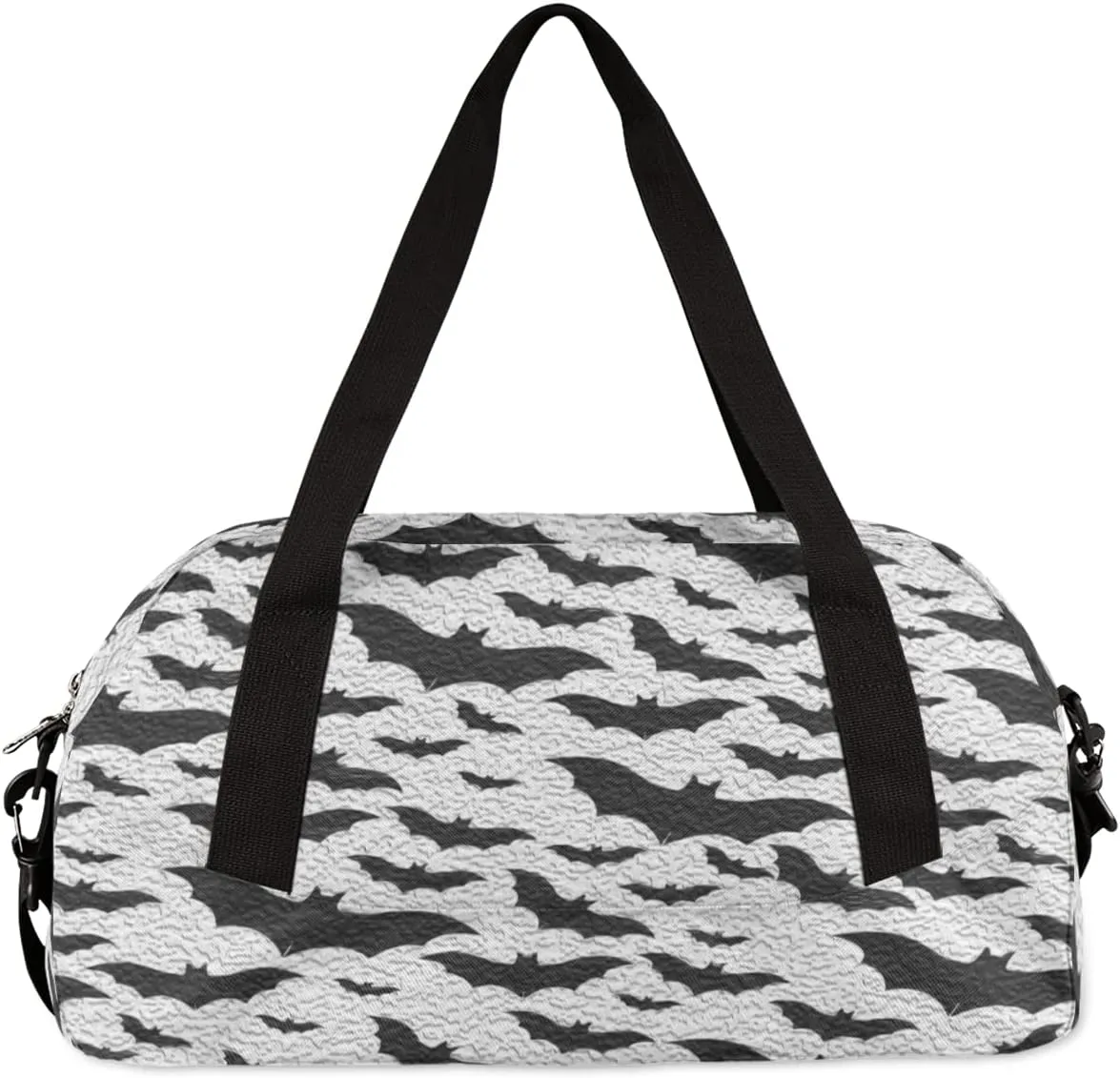 Halloween Kids Duffel Bag for Girls Boys Teens, Halloween Oil Painting Dance Bag Overnight Small Duffel Bag Carry On Weekend Sports Gym Travel Bag for School Practice Gymnastics Ballet