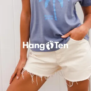 Hang Ten Womens Dockside Quick Dry Shorts - Hybrid Water Resistant Shorts for Women with Elastic Adjustable Waist
