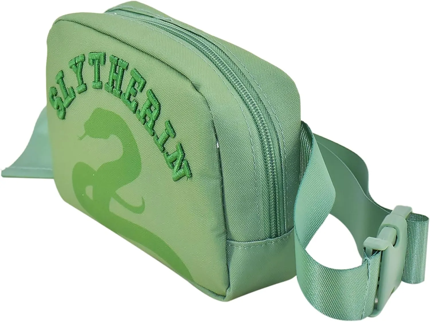 Harry Potter Fanny Pack, Waist Crossbody Bag for Men and Women, Slytherin