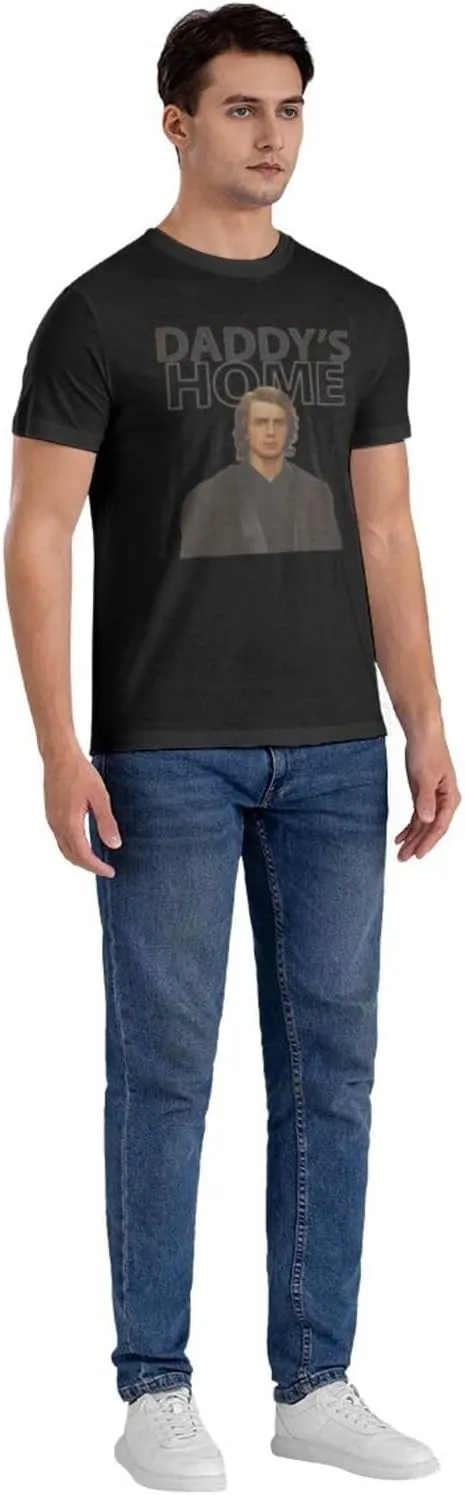 Hayden Music Christensen T-Shirts Men's Shirt Cotton Casual Short Sleeve Fit Summer Crew Neck Tees Black
