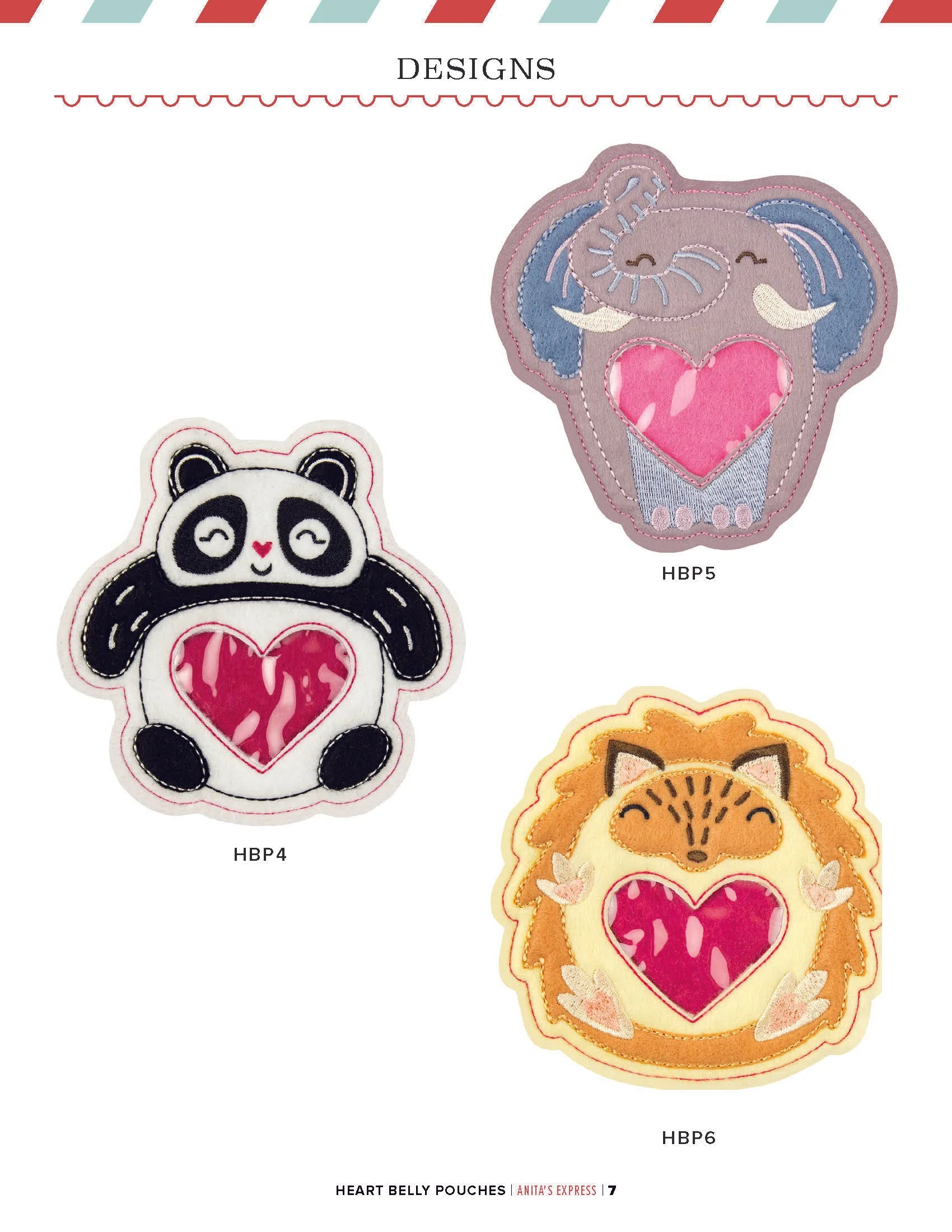 Heart Belly Pouches